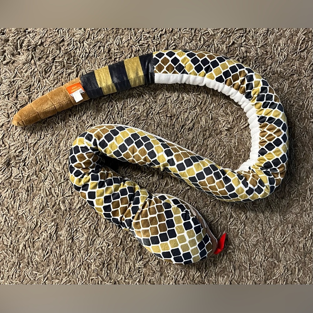 Adventure Planet Stuffed Snake, 67” Diamond Back